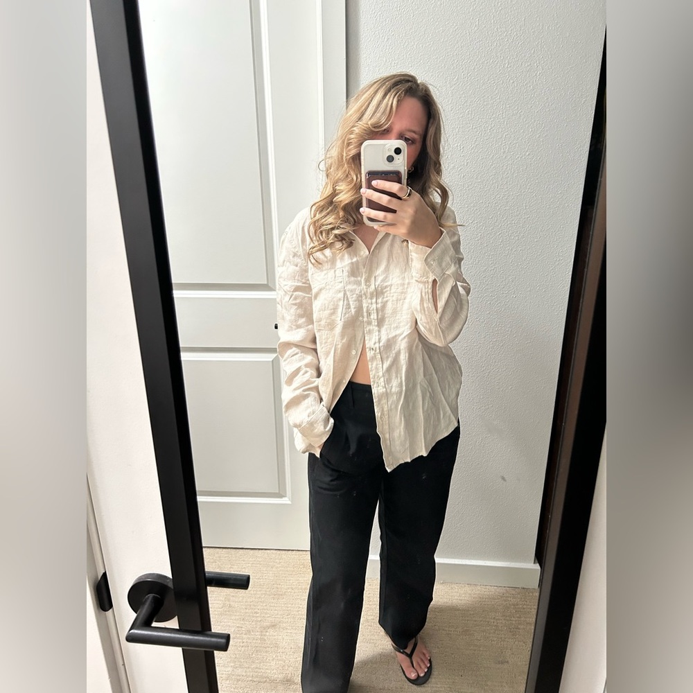 H&M Linen Button Down